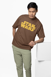 Star Wars Text Oversized T-Shirts